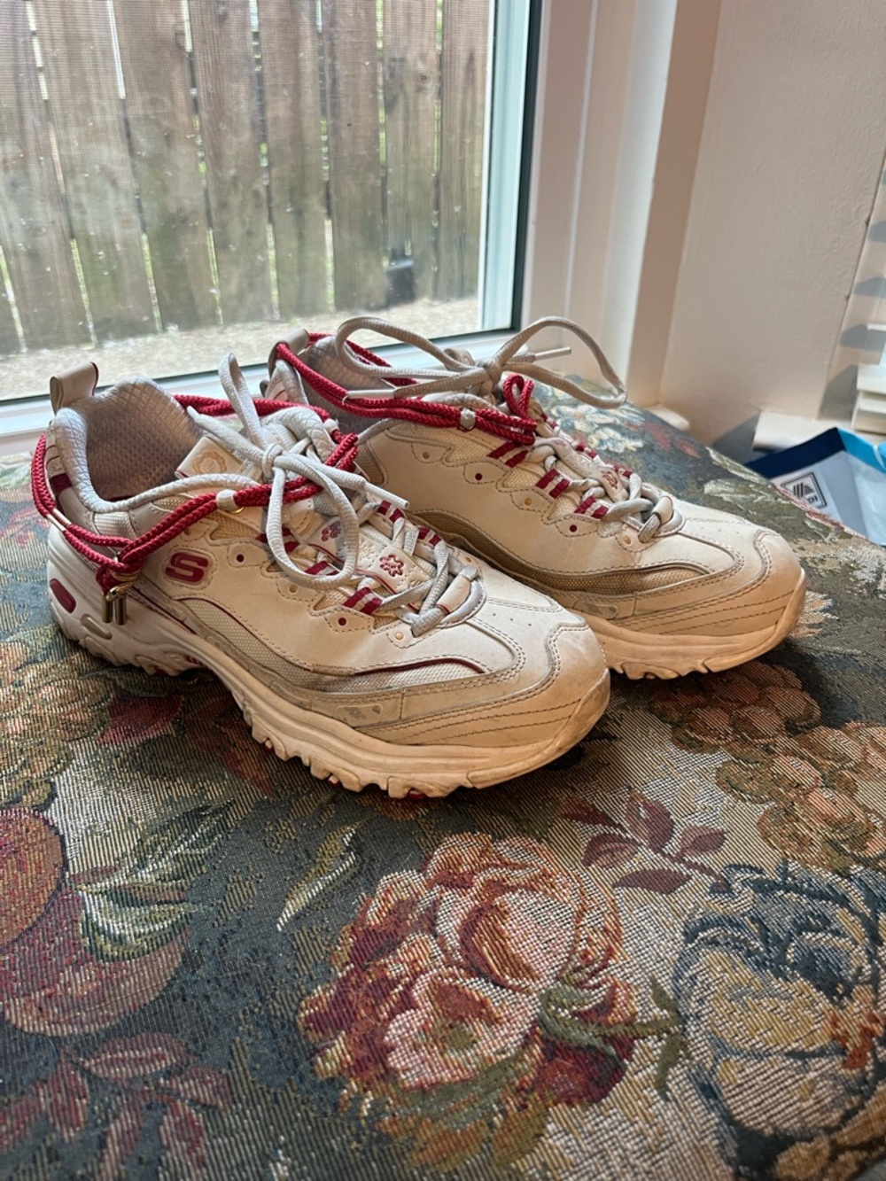 Skechers Lunar New Year Lace-Up Chunky Trainers